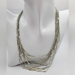 Vintage waterfall chain necklace‎ by avon N1921
